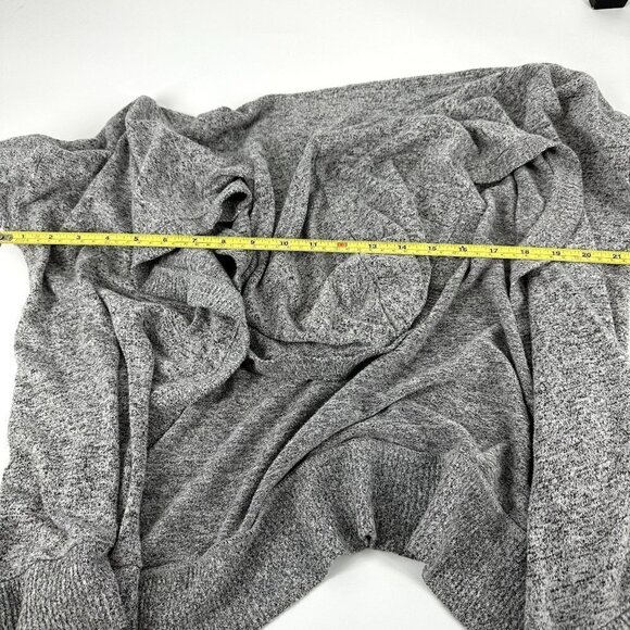 American Eagle Gray Open Swing Sweater Cardigan Size M Viscose Blend - Picture 10 of 10